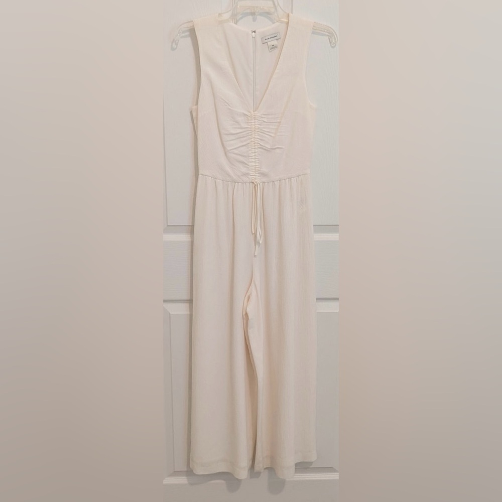 Club Monaco Cream Sleeveless Jumpsuit